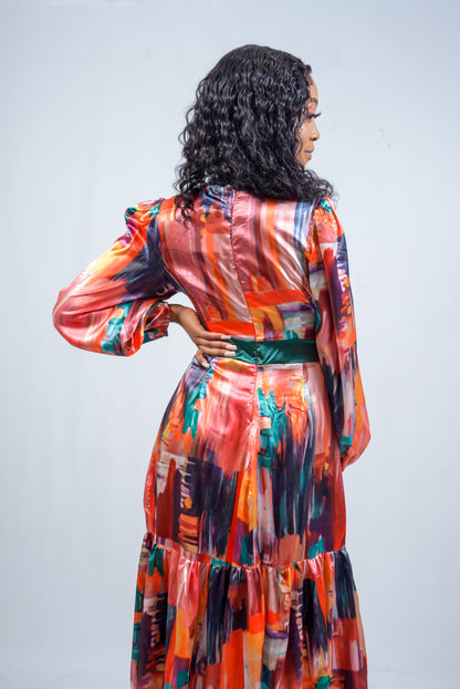 Ladies High Neck Dress