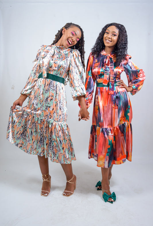 Ladies High Neck Dress