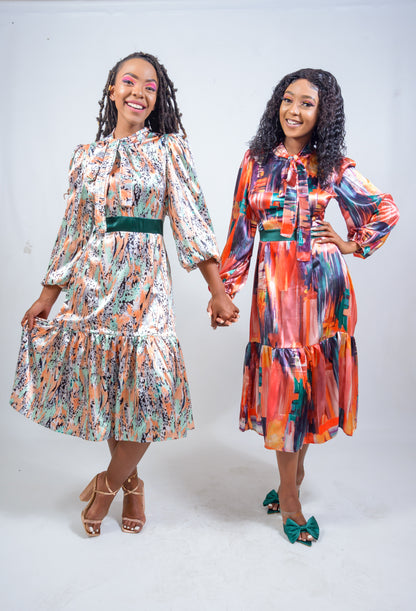 Ladies High Neck Dress