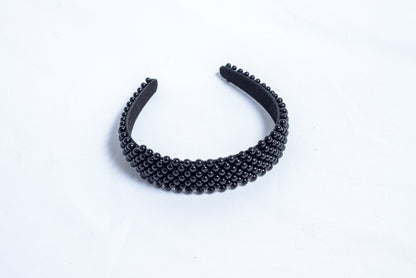 Satin With Added Beads Headband