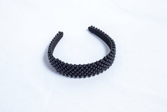 Satin With Added Beads Headband