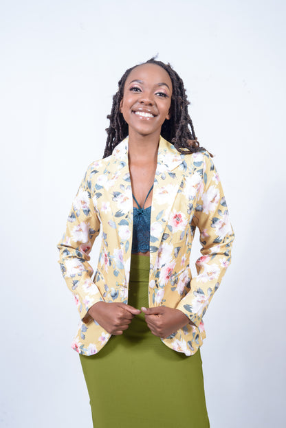 Floral Blazer