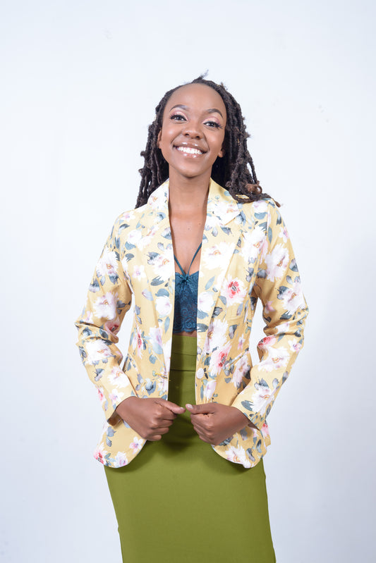 Floral Blazer