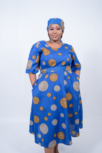 African Printed Dress
