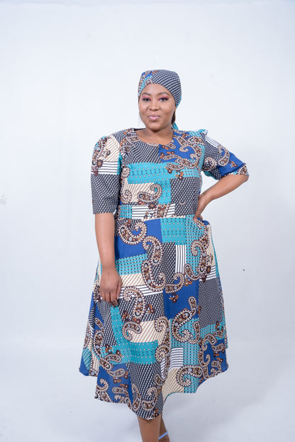 African Printed Dress