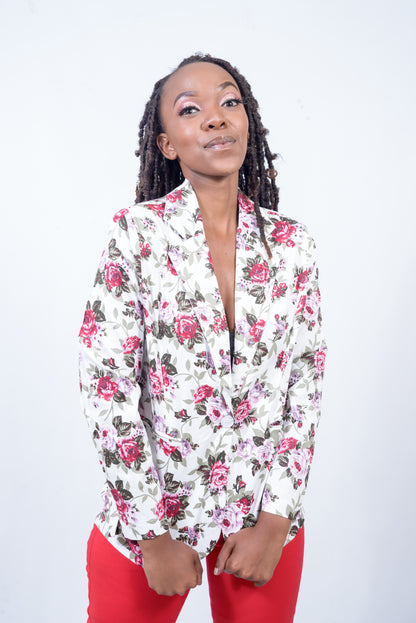 Floral Blazer