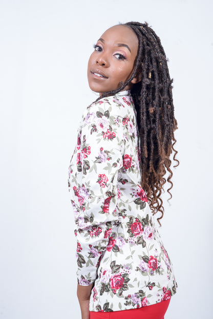 Floral Blazer