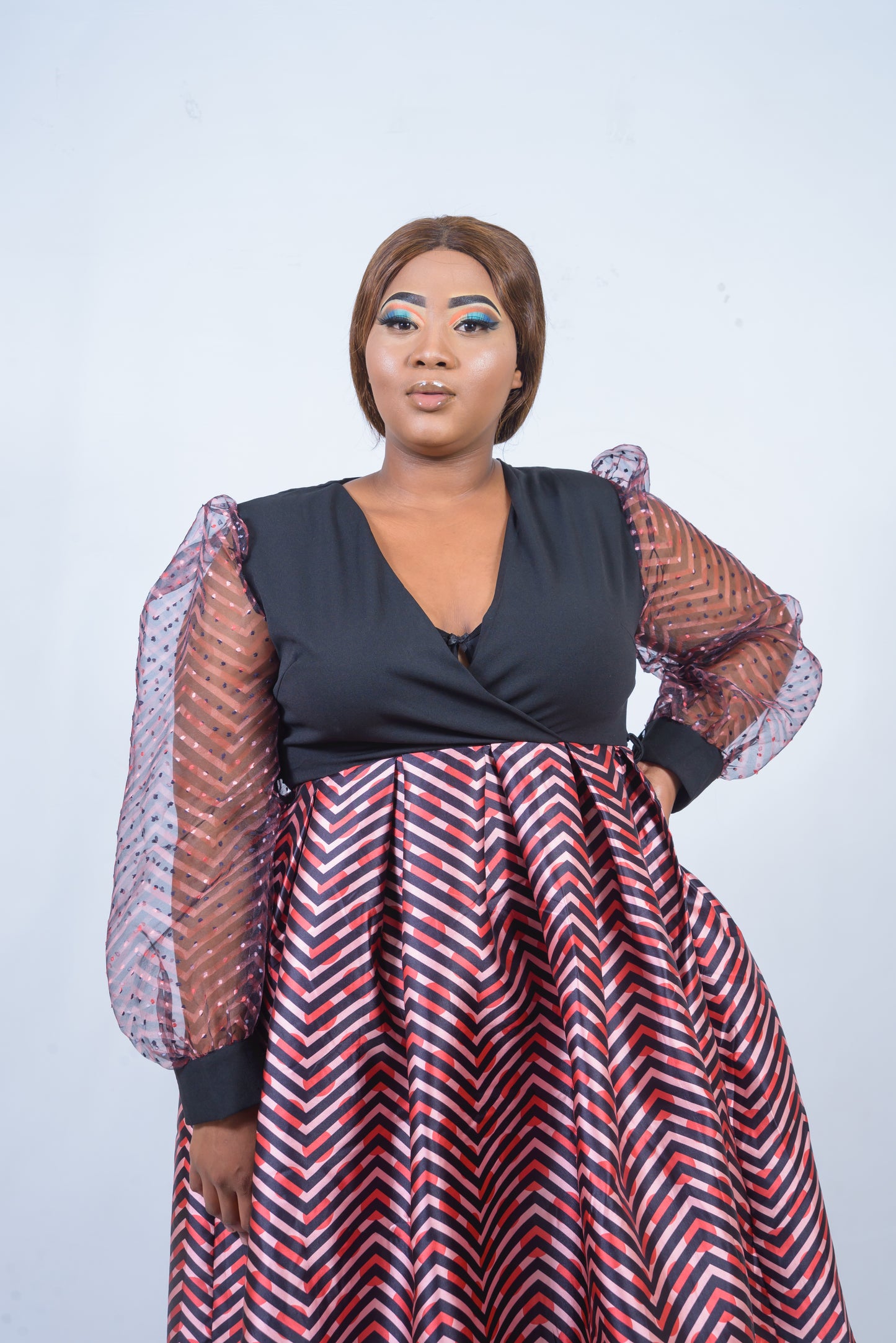 Fit & Flare Midi Dress