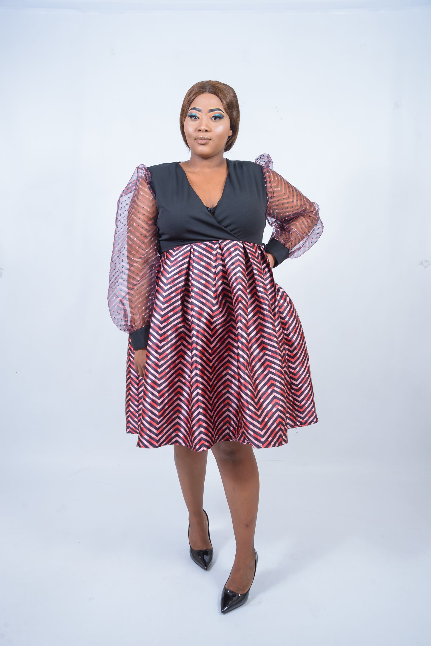 Fit & Flare Midi Dress