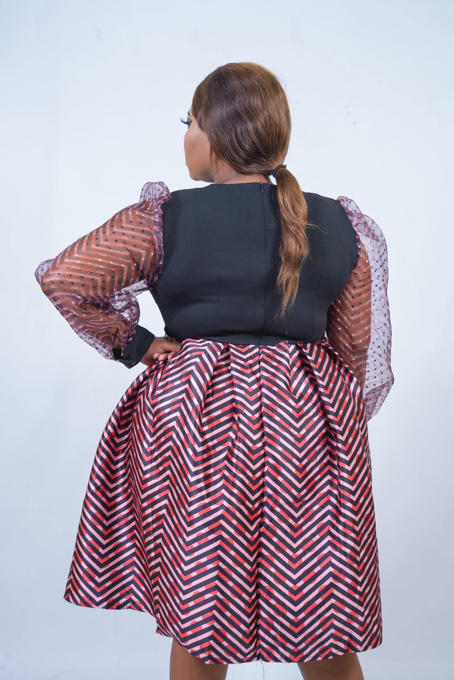 Fit & Flare Midi Dress