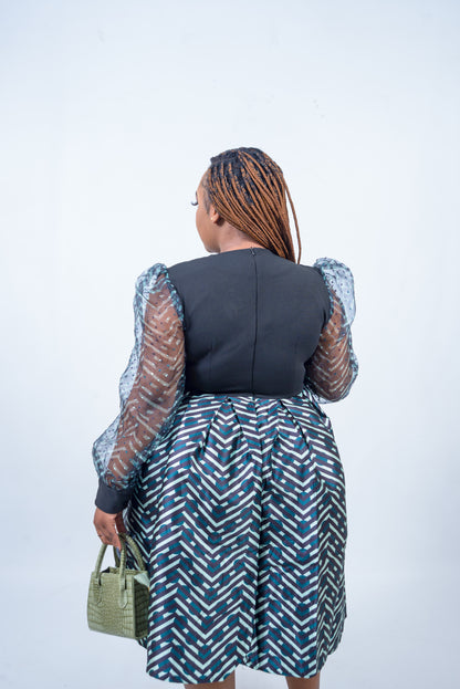 Fit & Flare Midi Dress