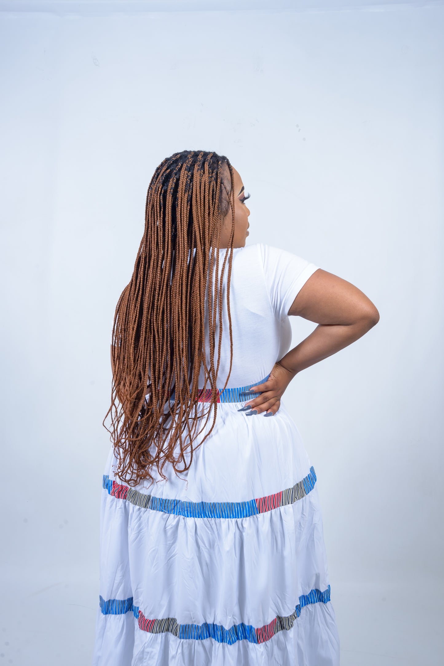 Fit & Flare Tribal Print Dress