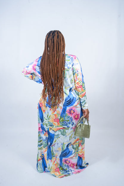 Dress and Long Cardigan, 2-Piece