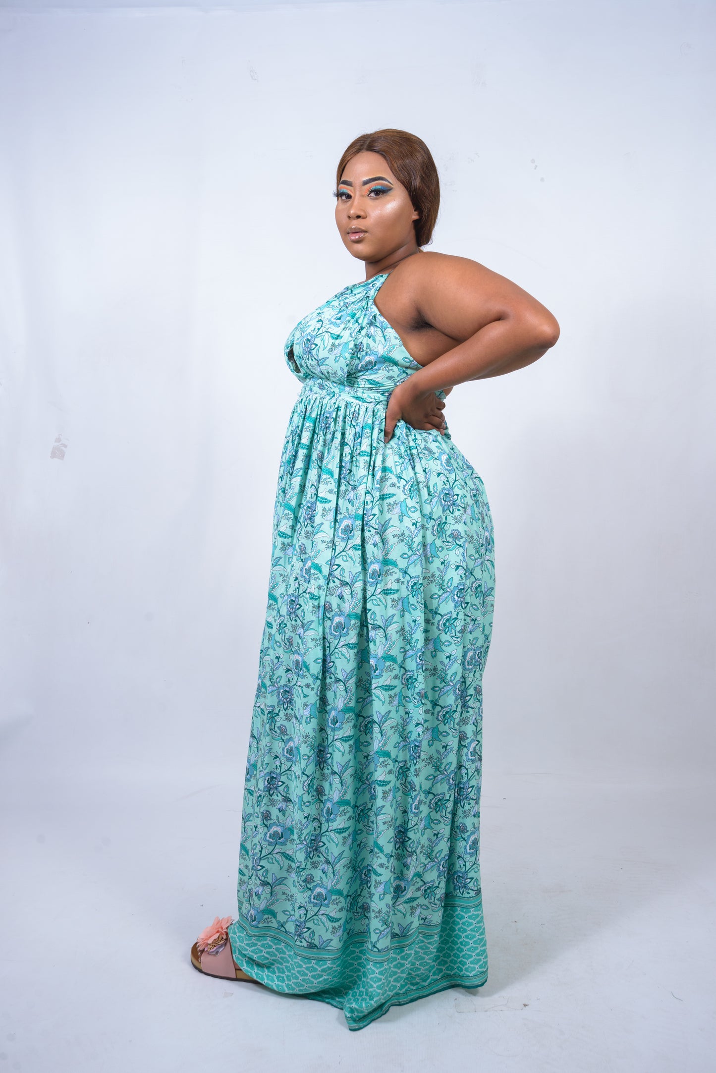 Summer Strappy Maxi Dress