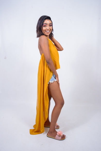 Ladies Crop Top with Trail