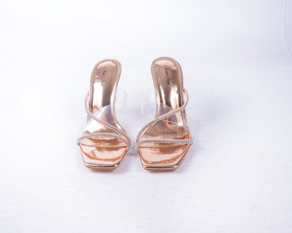 Glitter Strappy Heels