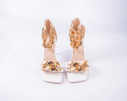 Gold Chain Heels