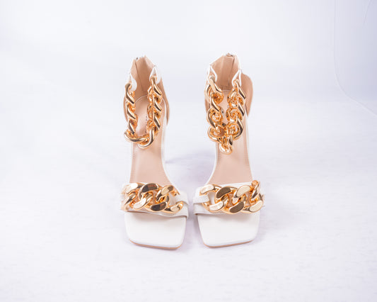 Gold Chain Heels