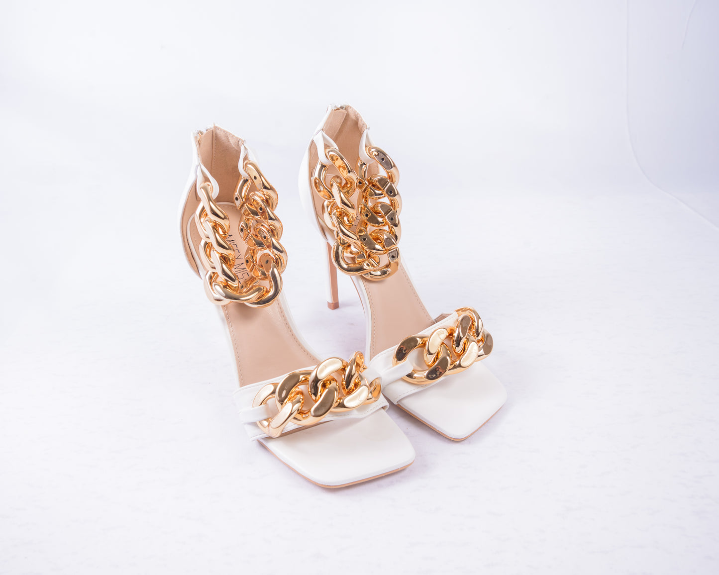 Gold Chain Heels