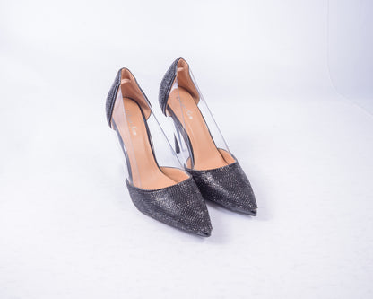 Ladies stilettos Clear Sides