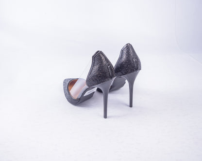 Ladies stilettos Clear Sides