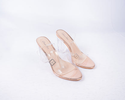 CLEAR RUBBER HEELS