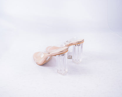 CLEAR RUBBER HEELS