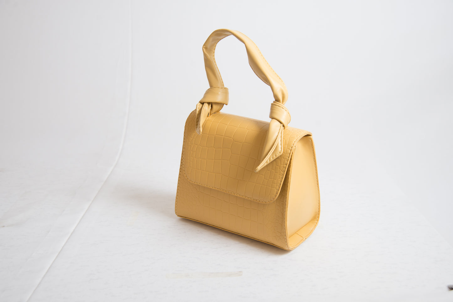 Mini Flap Bag With Knot Handles