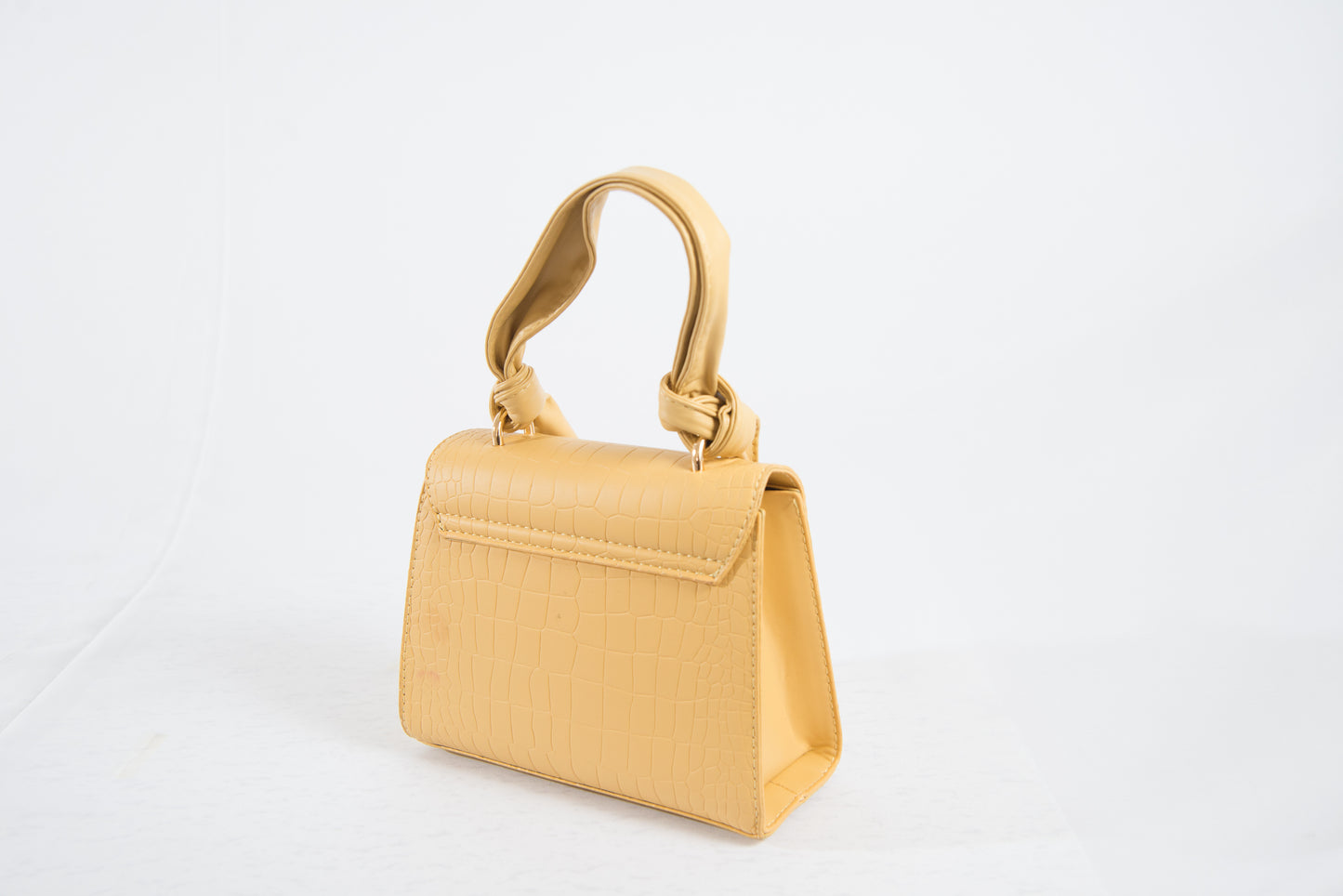 Mini Flap Bag With Knot Handles